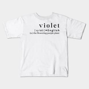 Violet Kids T-Shirt